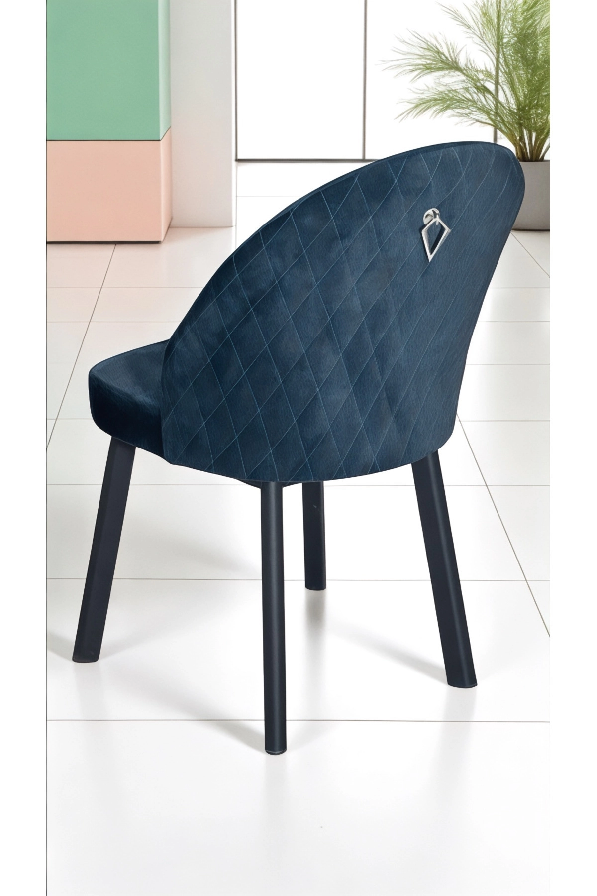 4lü Ritim Sandalye Metal Ayaklı Lüks-2