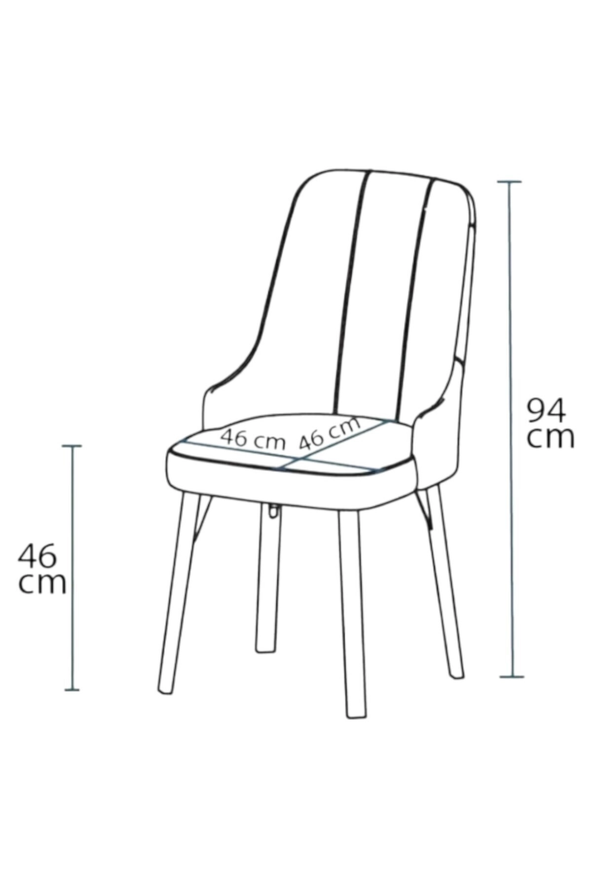 Monera Ceviz 80 x 132 Açılabilen MDF Masa Metal Ayaklı Mutfak Masası Takımı 4 Krem Sandalye-3