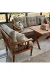 Masif Ahşap Bahçe Balkon takımı MASA YOK-3