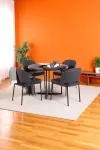Mutfak Sandalyesi 4'lü Set Salon Sandalyesi Papel Sandalye Yemek Odası Sandalye Lüks Sandalye Morena-0